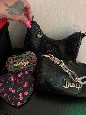 Juicy Couture Black bundle— 2 wallets/wristlets & purses